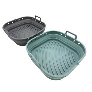 SZILIKON BETÉT OLAJSÜTŐHÖZ, NÉGYZET ALAKÚ, ÖSSZECSUKHATÓ, 22 x 22 cm 146976405 - Forrólevegős sütő kiegészítő