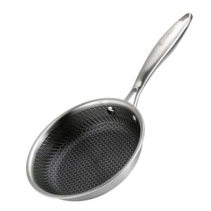 PATELNIA STALOWA 18cm Z POWŁOKĄ PLASTER MIODU E-7544 146976430 - Konyha & Étkezés