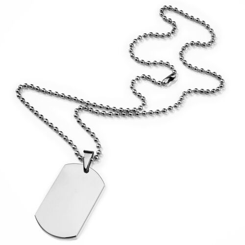 BN-01 EZÜST ÖRÖKKÉVALÓSÁG kutyabiléta nyaklánc láncon 146976597