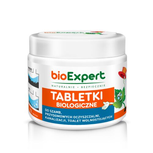 Biológiai tabletta 12 db. szeptikus tartályokhoz és háztartási szennyvíztisztító telepekhez