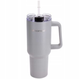 ACÉL TERMOSZ BÖGRE 1200ML FÜLLEL ÉS SZÍVÓSZÁLLÓVAL KM-2173 146979107 - Termosz és italtartó