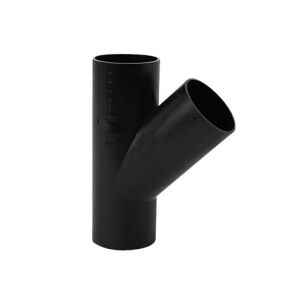 PEHD póló 50x50/45 S12.5, fekete, QS (Quick Stream)