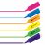 Zestaw zakreślaczy biurowych szkolnych 6 szt. flamastry 6 kolorów 146979324