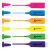 Zestaw zakreślaczy biurowych szkolnych 6 szt. flamastry 6 kolorów 146979324