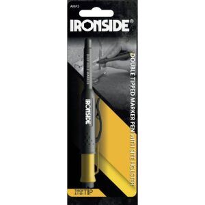 IRONSIDE Dual-Tip tartós fekete marker