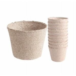 24 db környezetbarát, kerek palántacserépből álló készlet, 6x6 cm 146979564 - Palántanevelő cserép