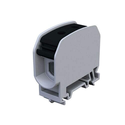 Menetes sín csatlakozó STB 16 Al/Cu 87110 SIMBLOCK, fekete