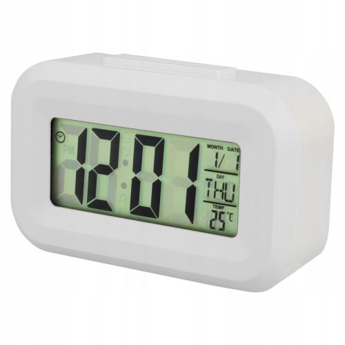 Zegarek cyfrowy z budzikiem i termometrem kalendarzem mix 146980425