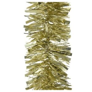 Girlanda łańcuch choinkowy jasny złoty świąteczny 10x200cm 146982245 - Szezonális dekoráció