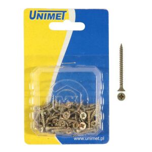 SÁRGA HORGANYZOTT FA CSAVAR 3,5*25MM OP-80DB - 509 3,5*25UC