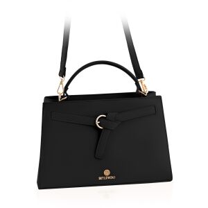 BTJ-07 BLACK MILEY öko bőr alkalmi táska