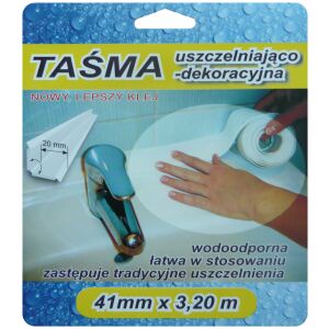 FEJRESZEGŐ SZALAG 3,2M 41MM FEHÉR - SIL TAS 41 146982961 - Tömítőszalag