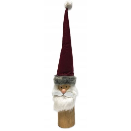 Mikulás figura fatörzsön 51 cm 146983059