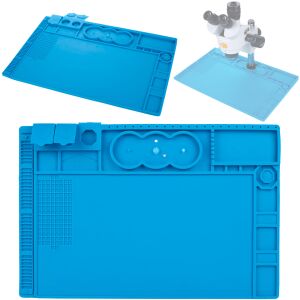 Szilikon szőnyeg (vas talp) mikroszkóphoz 480x320mm 146983109 - Forrasztógép kiegészítő