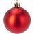 Zestaw 60 bombek choinkowych świątecznych plastikowe czerwone 146983111