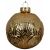 Arany üveg karácsonyfa gömbdísz 8cm 1 db. 146983366