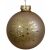 Arany üveg karácsonyfa gömbdísz 8cm 1 db. 146983366