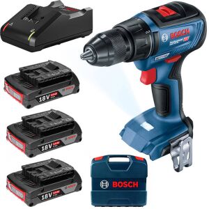 AKKUS FÚRÓ-CSAVARÓ GSR 18V-50 3*2.0*AH - B 6019H5005 146983562 - Fúró és csavarozó