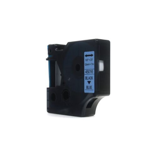 JetWorld Csere Dymo D1 Tape Black on Blue 12mm x 7m LM100, LM100+, LM200, LM300, LM400, LM420P, LM350, LM350D, LM360D, LM450D, LM150P,, LM150P, LM150P LM160, LM210D, LM280, LM150, LM220 (45016) (S0720560) 146983808