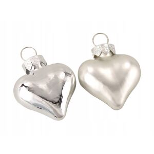 Ezüst karácsonyfadíszek, 12 db-os készlet, 4,5 cm 146983916 - Szezonális dekoráció