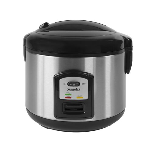 Mesko | Rizsfőző | MS 6411 | 1000 W | 1,5 L | Fekete/rozsdamentes acél 146984015