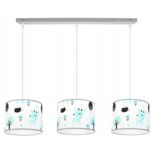 LOFT MENNYEZETI FÜGGŐLÁMPA GYEREKEKNEK, LED LÁMPABÚRÁVAL