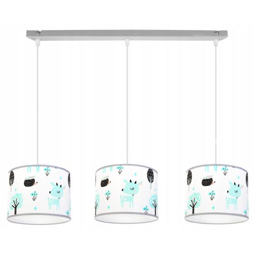 LOFT MENNYEZETI FÜGGŐLÁMPA GYEREKEKNEK, LED LÁMPABÚRÁVAL