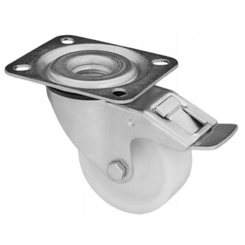 Görgőkészlet, forgókerék fékkel, műanyag, 100 mm 146984551