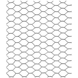 HATSZÖGŰ HÁLÓ, HORGANYZOTT, 100CM*25MB, 25MM HÁLÓ, 0,8MM DRÓT - 25MB - SB 2940163 146985136 - Kertépítés