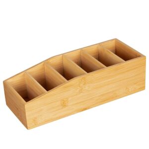 ORGANIZER BAMBUSOWY NA PRZYPRAWY W TOREBKACH 3807 146985646 - Tárolás & Rendszerezés