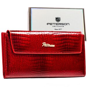 Női öko pénztárca PTN-POR-04-RS-7178 Piros 146986048 - Női kiegészítő