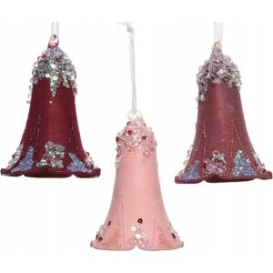 Karácsonyi harang medál karácsonyfára 10 cm 146986265 - Szezonális dekoráció