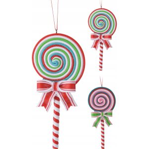 Karácsonyfa medál nyalóka karácsonyfadísz 17x7x2 cm 1 db. 146986446 - Szezonális dekoráció