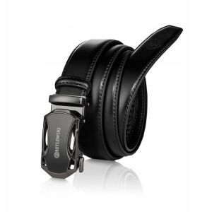 C30-CA FEKETE 135 ELITE Férfi Bőr Öv