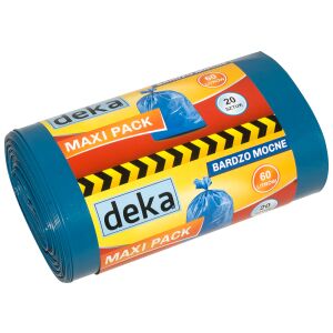 MAXI CSOMAGOLÁSÚ ZSÁKOK NAGYON ERŐS KÉK 60L A20 - D-300-0104 146987609 - Szemeteszsák