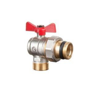 1 hüvelykes sarokgolyós szelep félcsatlakozással és EPDM tömítéssel gyűjtőkhöz, DN25, ONYX Alaptípus 146987841 - Golyóscsap