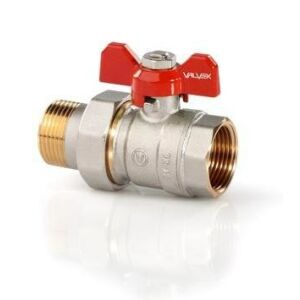 Nikkelezett ORO golyóscsap tömszelence félcsavarral és alumínium pillangóval (MAl) 1/2 hüvelyk 146988164 - Golyóscsap