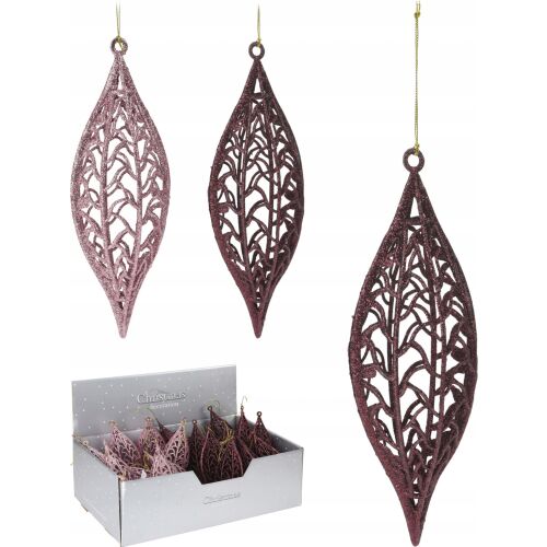 Karácsonyfadísz, áttört, törésálló, 22 cm, 1 db. 146988436