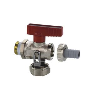 SIMPLEX KFE DN 15 egyenes leeresztő golyóscsap tömlőcsatlakozóval 146988550 - Golyóscsap