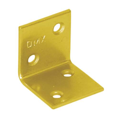 DMX 60x60 Sarokvas, Sárga Fém Szegletvas