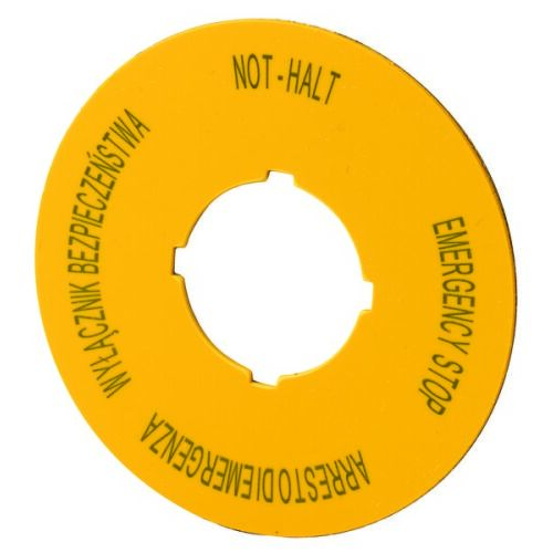 M22-XBK15 leíró lemez d=60mm 146989835