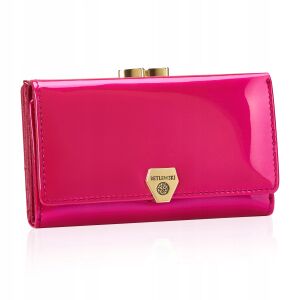 BPD-VS-108 RÓZSASZÍNŰ FÉNYES női pénztárca 146990194 - Női kiegészítő