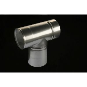 Kémény tee DN 130, 90 fok nyitott égésterű kazánokhoz 146990315 - Füstcső
