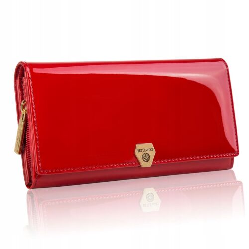 BPD-VS-106 PIROS FÉNYES Női Pénztárca