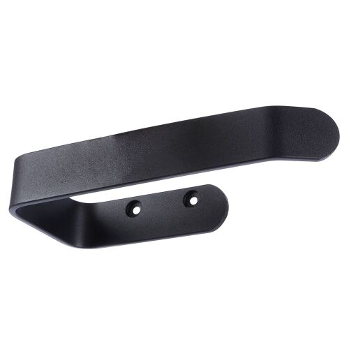 WC-papír tartó, falra szerelhető, öntapadós fürdőszobai fogas, fekete