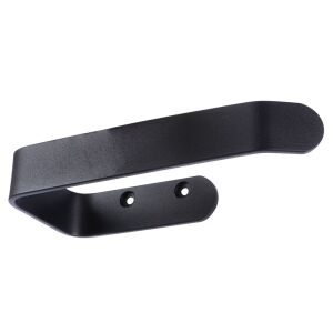 WC-papír tartó, falra szerelhető, öntapadós fürdőszobai fogas, fekete