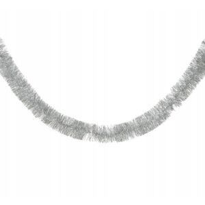 Girlanda Łańcuch Choinkowy Srebrny 270 cm Błyszczący