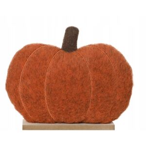 Dynia jesienna na stół halloween poliester pomarańczowa 23,5cm 1szt 146993904 - Halloweeni dekoráció