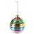 Színes üveg karácsonyfa gömbdísz 8 cm 146994106