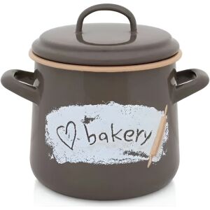 Garnek emaliowany Metalac classic 2,3l, 14cm 146994905 - Patelnie do gotowania i pieczenia